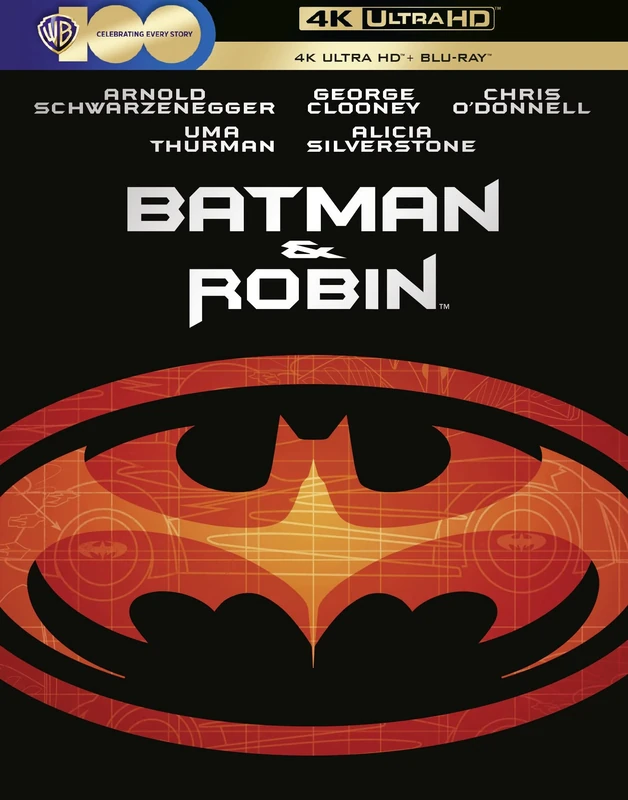 Batman & Robin Ultimate Collector's Edition with Steelbook [4K Ultra HD] [1997] [Blu-ray] [2023] [Region Free]