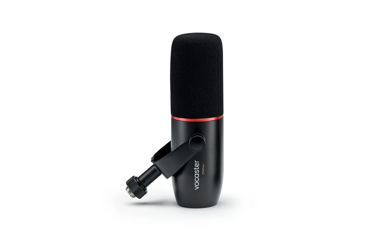Focusrite DM14v Microphone, Broadcast Quality Dynamic Microphone for Podcasters, Built in Wind Shield and Shock Mount, XLR Cable Included
