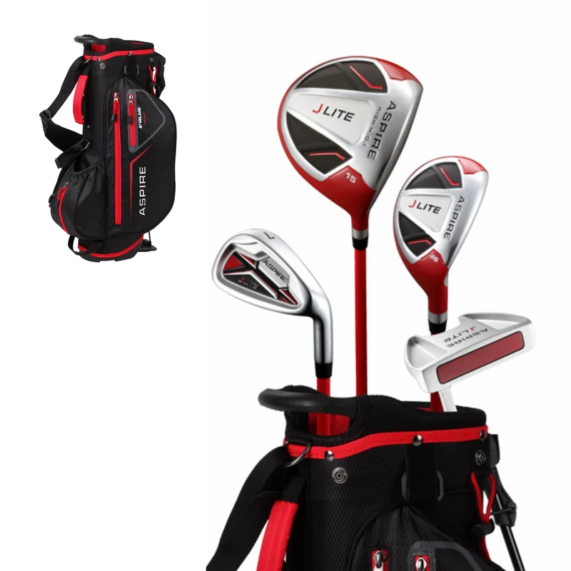 Xlite Super Performance Precise Junior Golf Club Set, Red Set for Ages 3 to 5, Right Handed