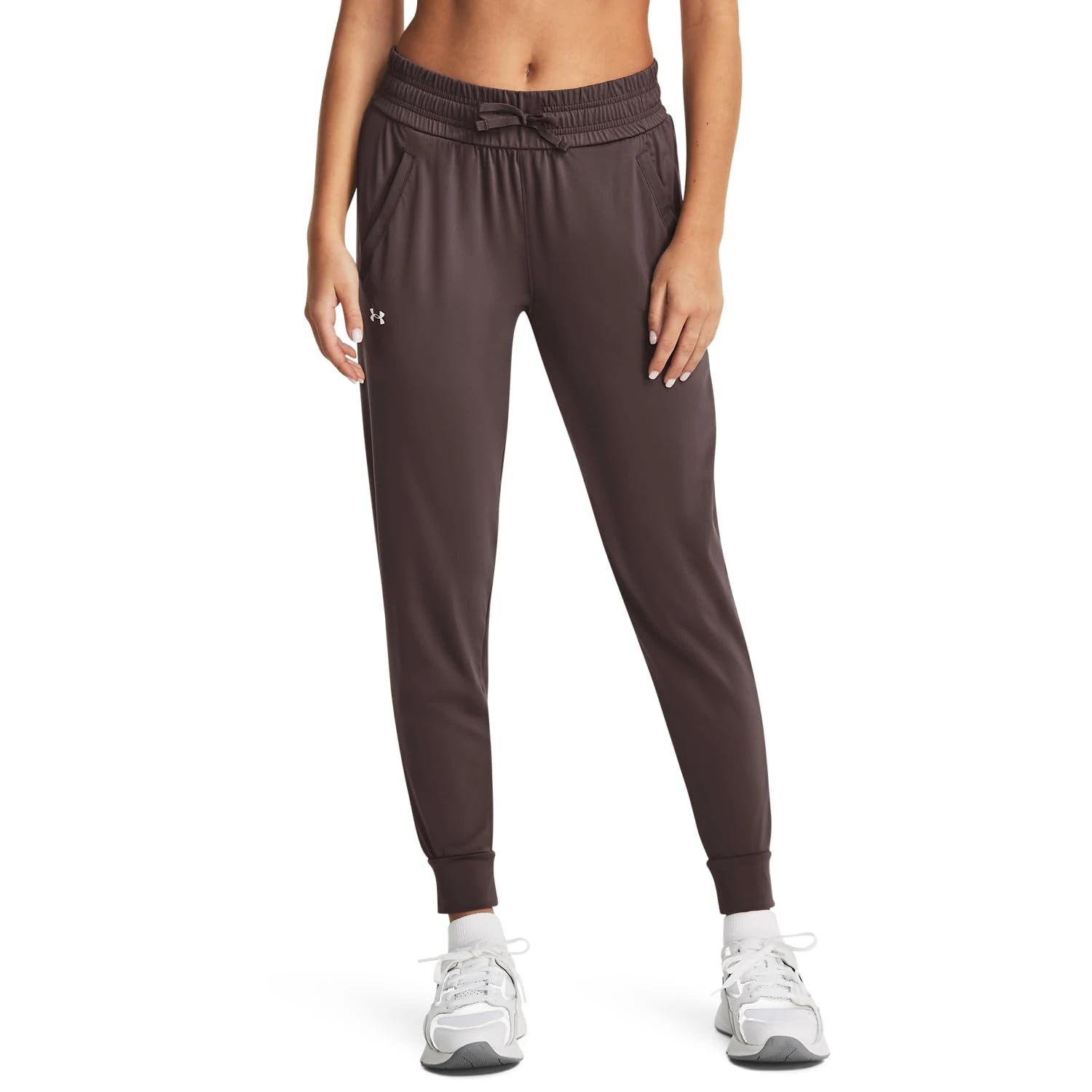 Under Armour Women's HeatGear Pants, (057) Ash Taupe / / White, XX-S Shorts