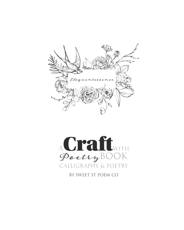 Eloquentessence: A Craft with Poetry Book-Calligraphy & Poetry - Image 1