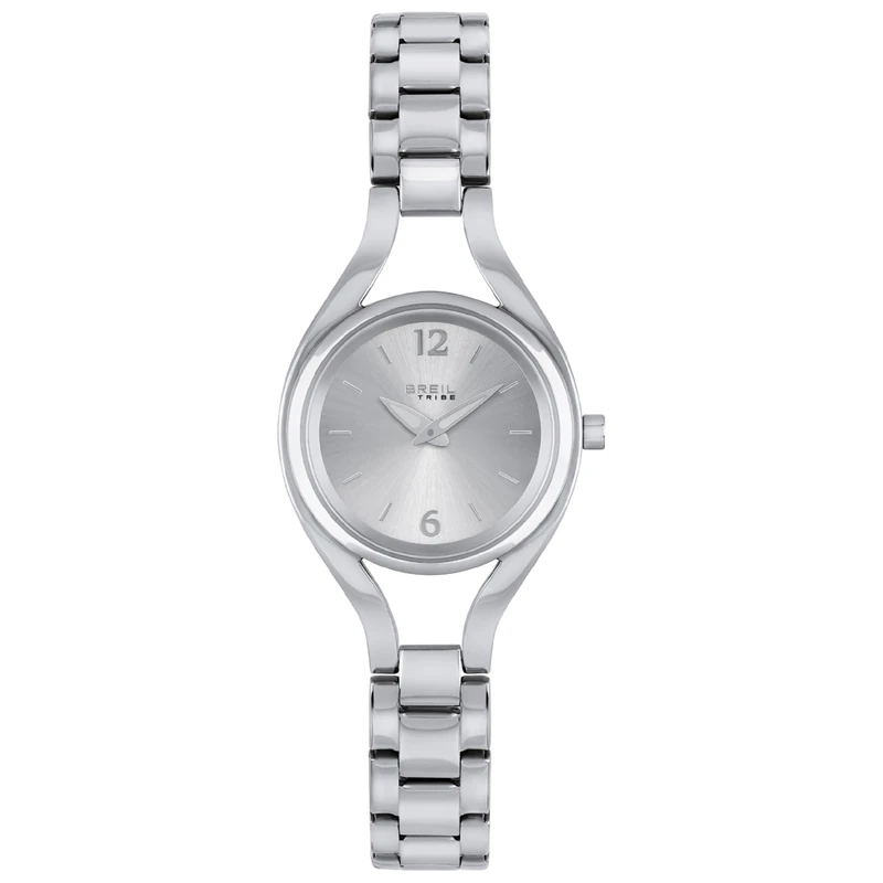Breil Elettra Women's Watch with Steel Strap Silver Case Diameter 29 mm EW0586, Silver, Standard Size, Bracelet