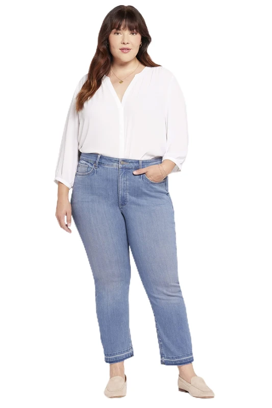 NYDJ Women's Hr Marilyn Ankle Release Hem Jeans, Lovesick, 10