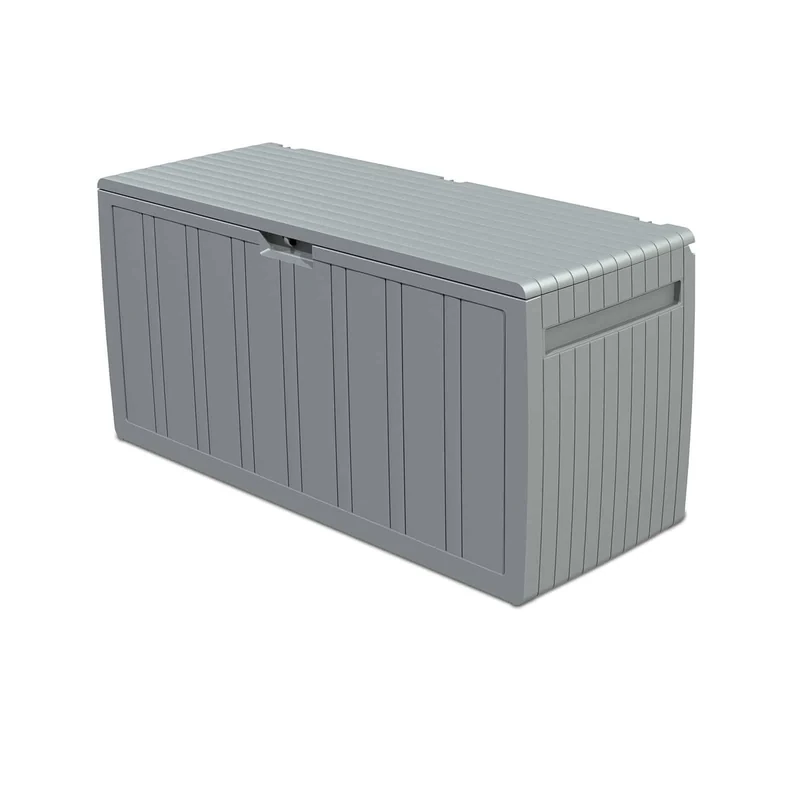 Gardiun Storage Chest Made of Resin Top 117 x 45.5 x 57.5 cm 270L Click Mount with Closure System in Grey