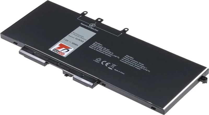 T6 Power Battery for Dell Latitude 5280, 5290, 5480, 5490, 5580, 5590, 8950mAh, 68Wh, 4cell, Li-pol