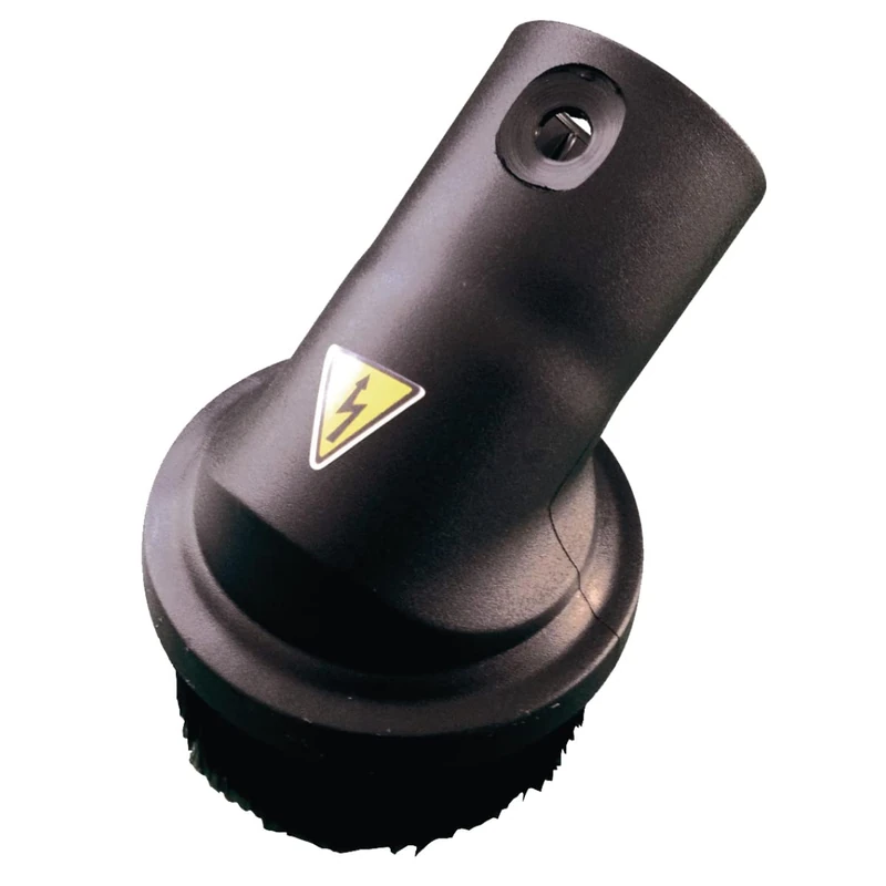 Cleancraft 7013386 Round Nozzle with Brush, Antistatic Diameter 32 mm