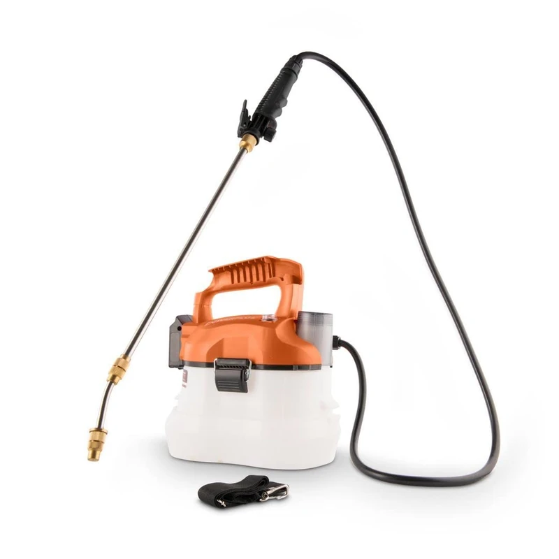 Powerplus POWDPG80400-20V Dual Power Cordless Sprayer with Telescopic Lance, 5 Bar Pressure and 500 ml/min Flow, 4 L Capacity, Garden Tools