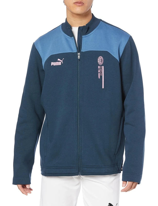 AC Milan Giacca FtblCulture Sempre Insieme A Te Sarò, Unisex Adults’ Jacket, Dark Night-Deep Dive,