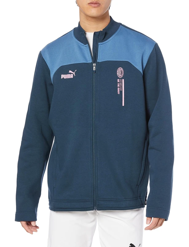 AC Milan Giacca FtblCulture Sempre Insieme A Te Sarò, Unisex Adults’ Jacket, Dark Night-Deep Dive,