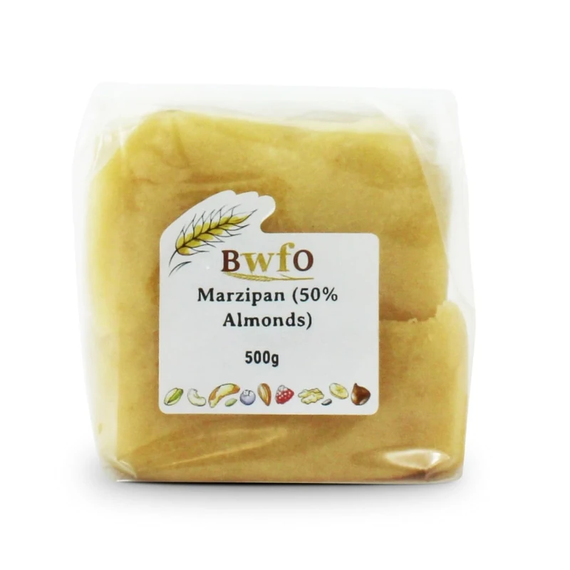 Marzipan (50% Almonds) 500g (BWFO)