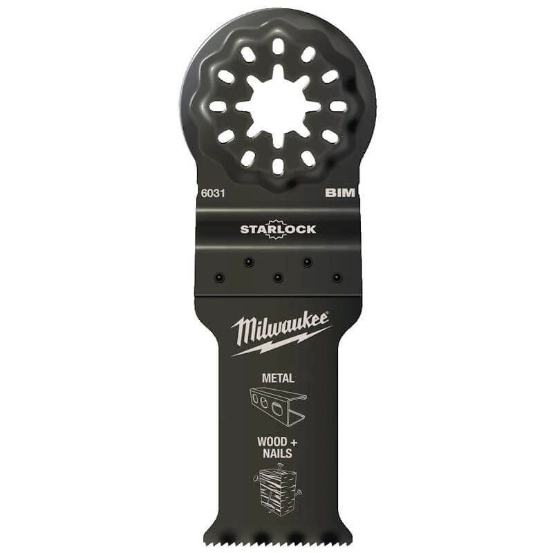 Cuchilla de incisión Bimetál 28x47mm para Madera con clavos - 50uds