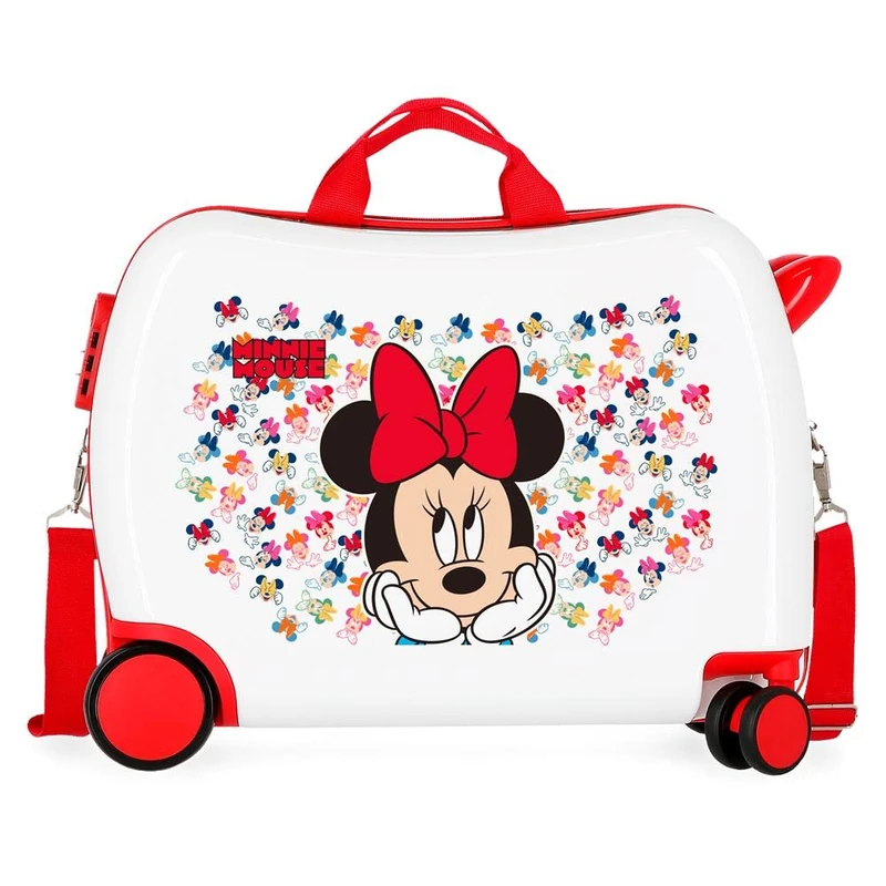 Disney Minnie Diva Children's Suitcase Multicoloured 50 x 39 x 20 cm Rigid ABS Side Combination Lock 34L 1.8 kg 4 Wheels Hand Luggage, Multicoloured, Children's Suitcase