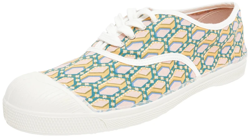 Bensimon Women's Ten Liberty Fem Sneaker, Sequence, 4 UK
