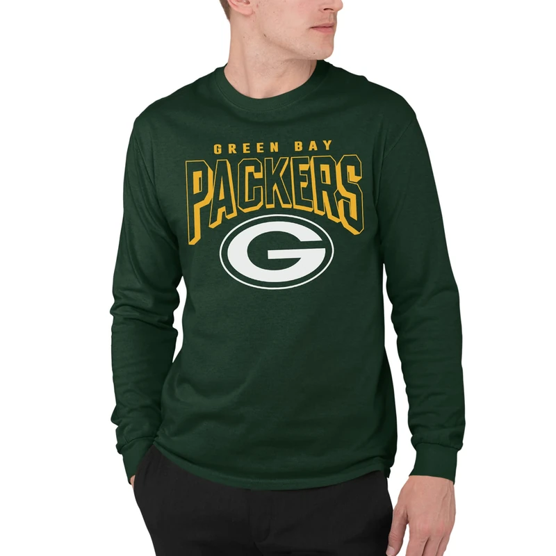 Junk Food Clothing x NFL - Bold Logo - Men's and Women's Adult Unisex Long Sleeve Fan T-Shirt - Team Colors - Image 1