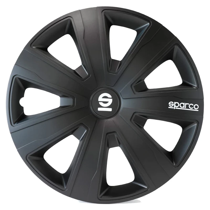Sparco Wheel Covers Palermo - 14-inch - Black - Set of 4 pieces