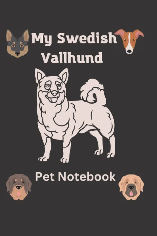 My Swedish Vallhund Pet Notebook: lined notebook with 200 pages for fans of Swedish vallhunds, premium white paper with a margin, 6 x 9 inches. - Image 1