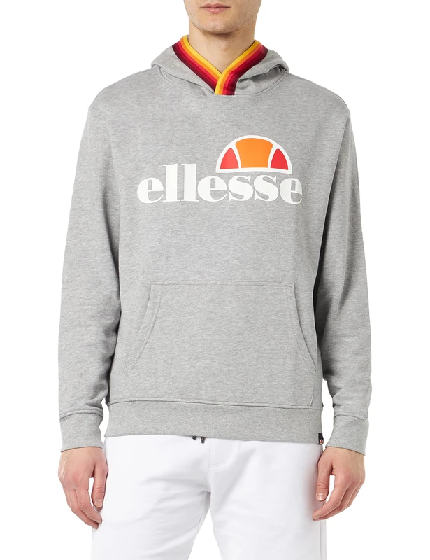 ELLESSE EHM919CO2-GM03 HOODIE Sweatshirt Men GREY MELANGE XL