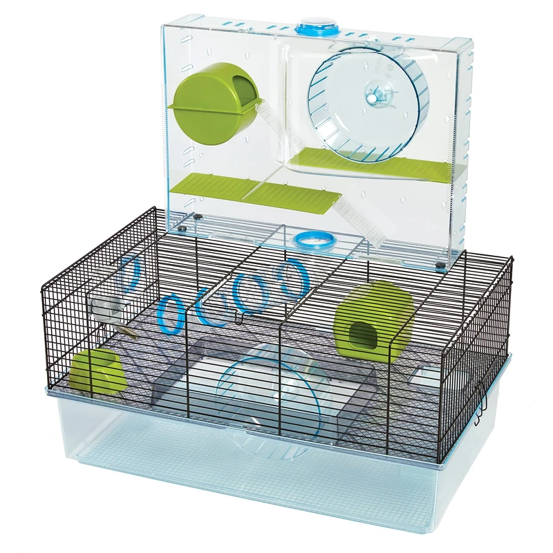 MidWest Homes for Pets BrisbyLoft Acracde Hamster Cage,Large
