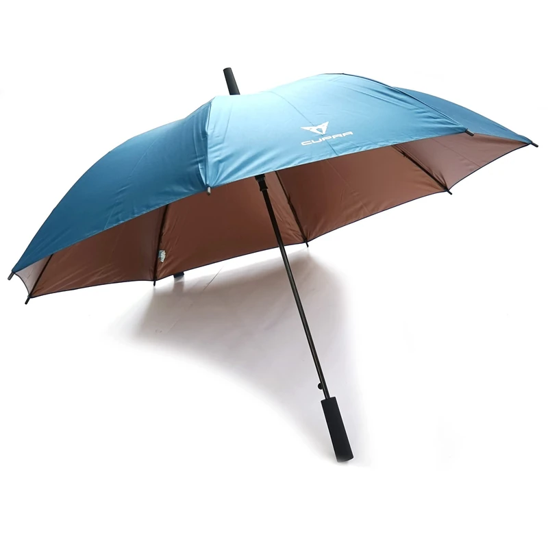 Seat OKD105241019 Automatic Umbrella with Cupra Logo Blue/Copper Small, Klein - Image 1