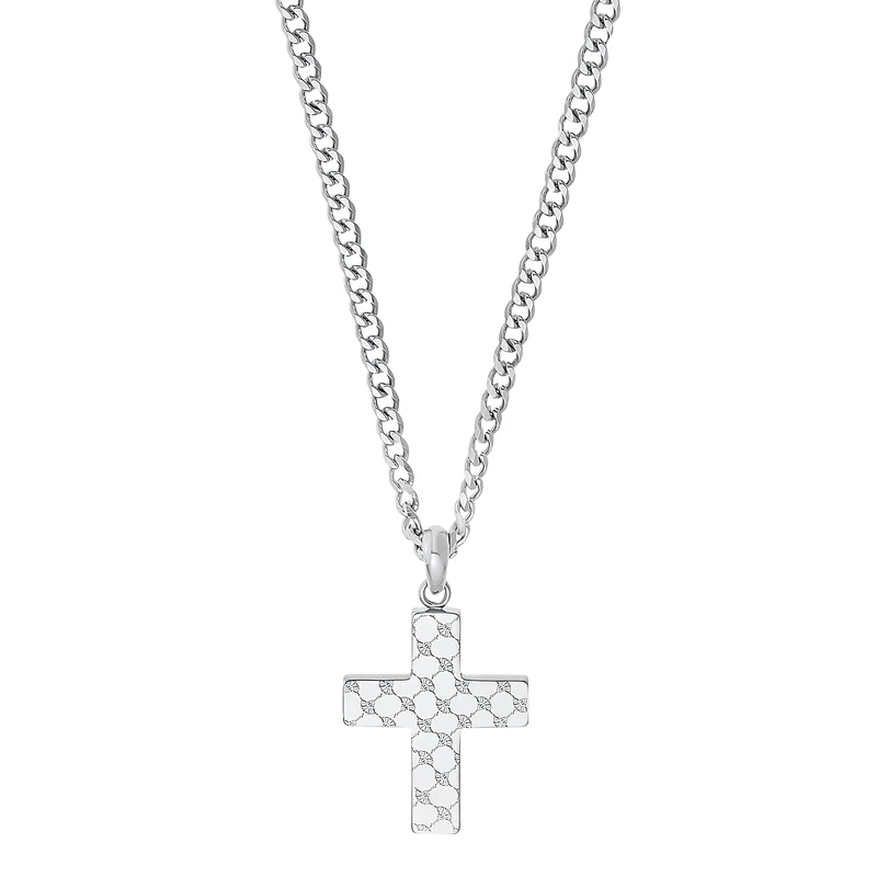 JOOP! Stainless steel necklace for men, necklace, 60 cm, silver, comes in a jewelry gift box