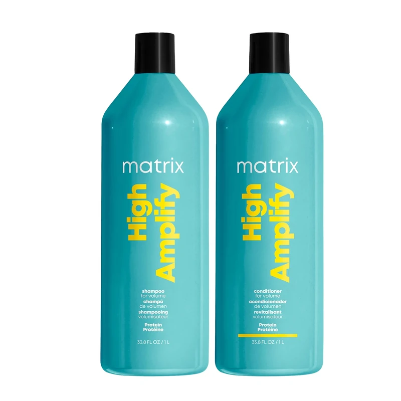 Matrix High Amplify, Volume Shampoo And Conditioner Set, to Volumise Fine, Flat Hair, Total Results
