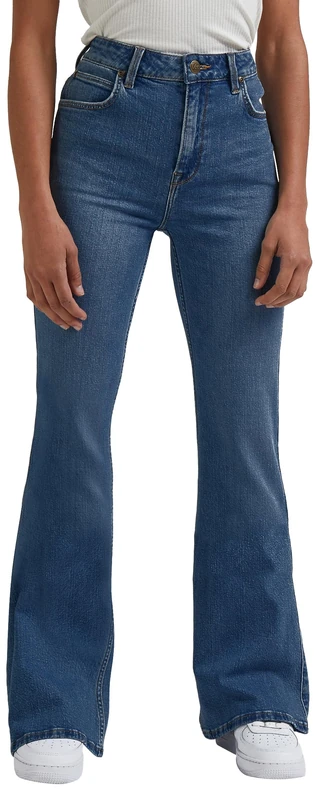 Lee Women's Breese Jeans, Blue Typhoon, W25 / L31, Blue Typhoon