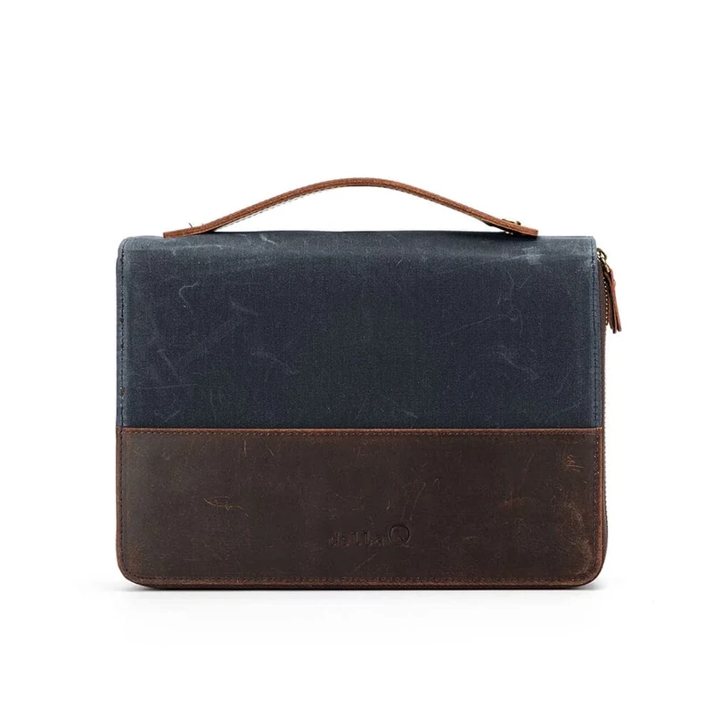 Della Q - Della Q Blue (24.1 x 17.8cm) Canvas Portfolio - 1 Unit