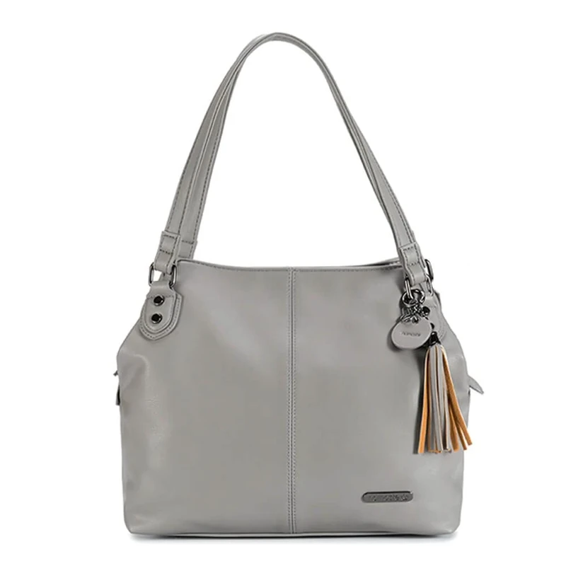 Namaste Shoulder Bag, Grey, One Size