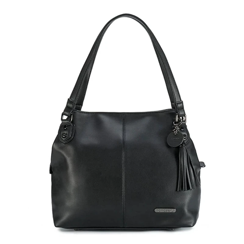 Namaste Shoulder Bag, Black, One Size