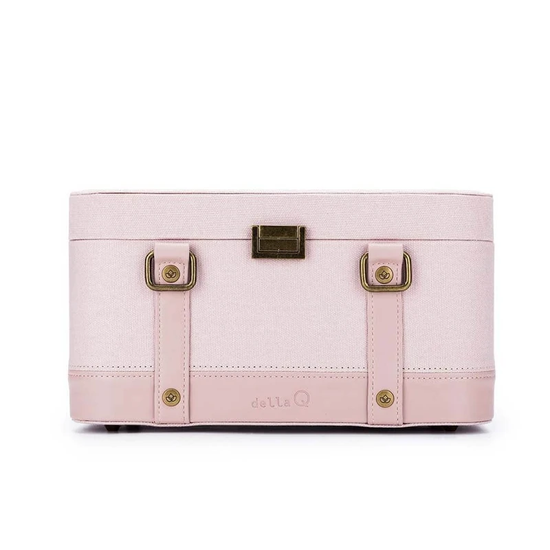 Della Q Train Case, Petal, One Size