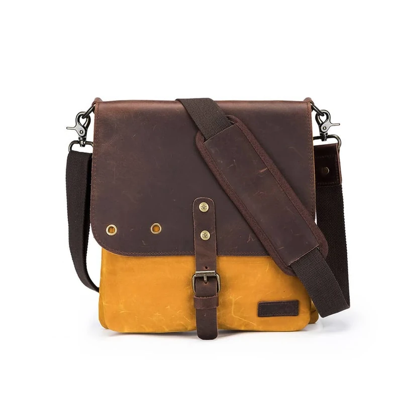 Della Q - Della Q Mustard (30.5 x 30.5 x 7.6cm) Saddlebag - 1 Unit