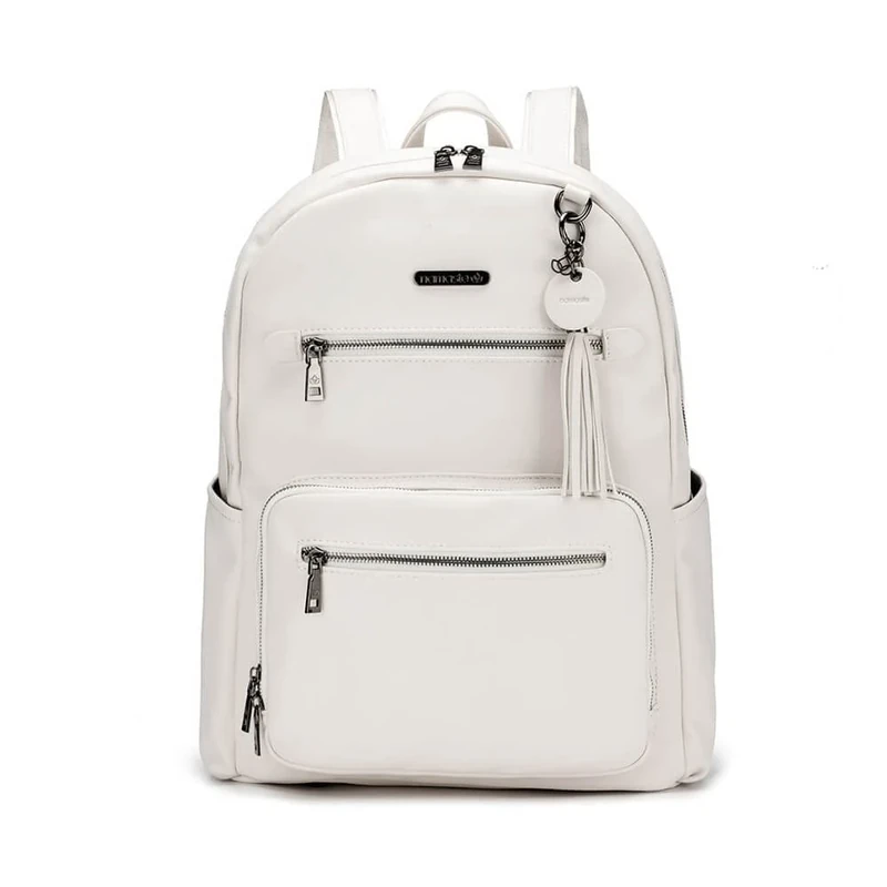 Namaste Back Pack, White, One Size