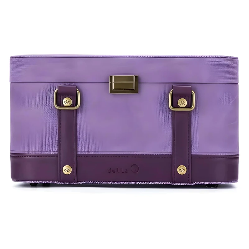Della Q - Della Q Plum (30.5 x 15.3 x 12.7cm) Train Case - 1 Unit - Image 1