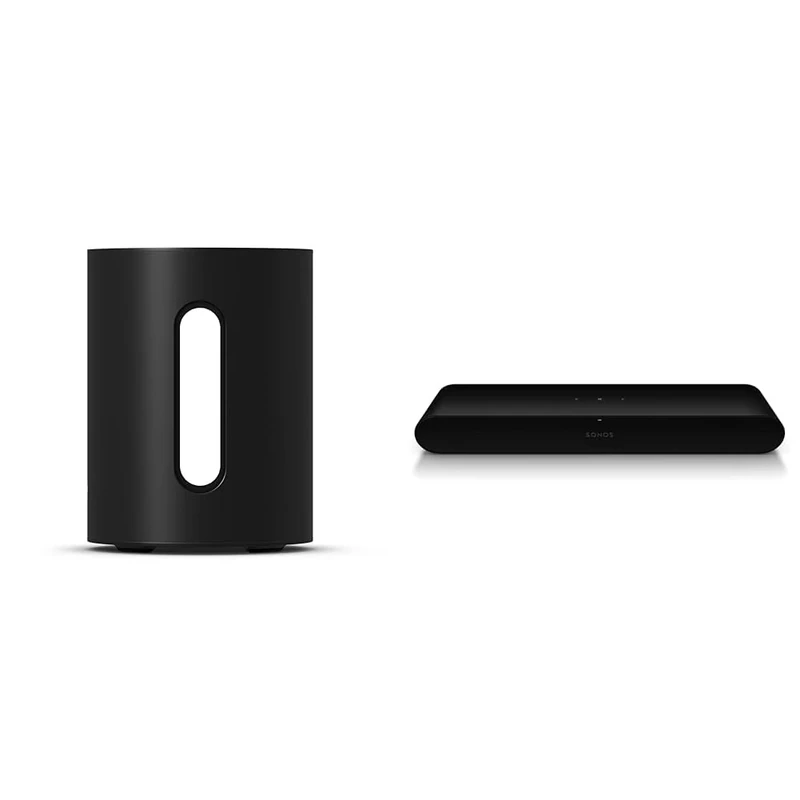 Sonos Sub Mini. Deepen your enjoyment of TV, films, and more with bold bass & Ray Soundbar - All-in-one compact and sleek soundbar with Blockbuster sound for movies