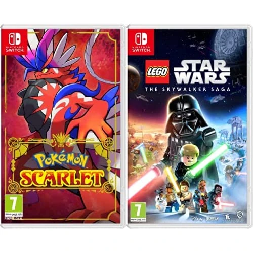 Pokémon Scarlet(Nintendo Switch) incl. Adventure Pack Digital Bonus (Exclusive to Amazon.co.uk) LEGO Star Wars: The Skywalker Saga Classic Character Edition (Amazon.co.uk Exclusive)(Nintendo Switch)