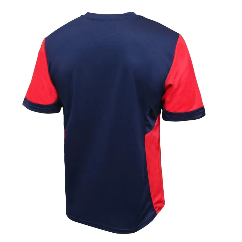 Icon Sports U.S. Soccer Federation USMNT Adult Game Day Soccer Jersey T-Shirt, Legend | Navy, L