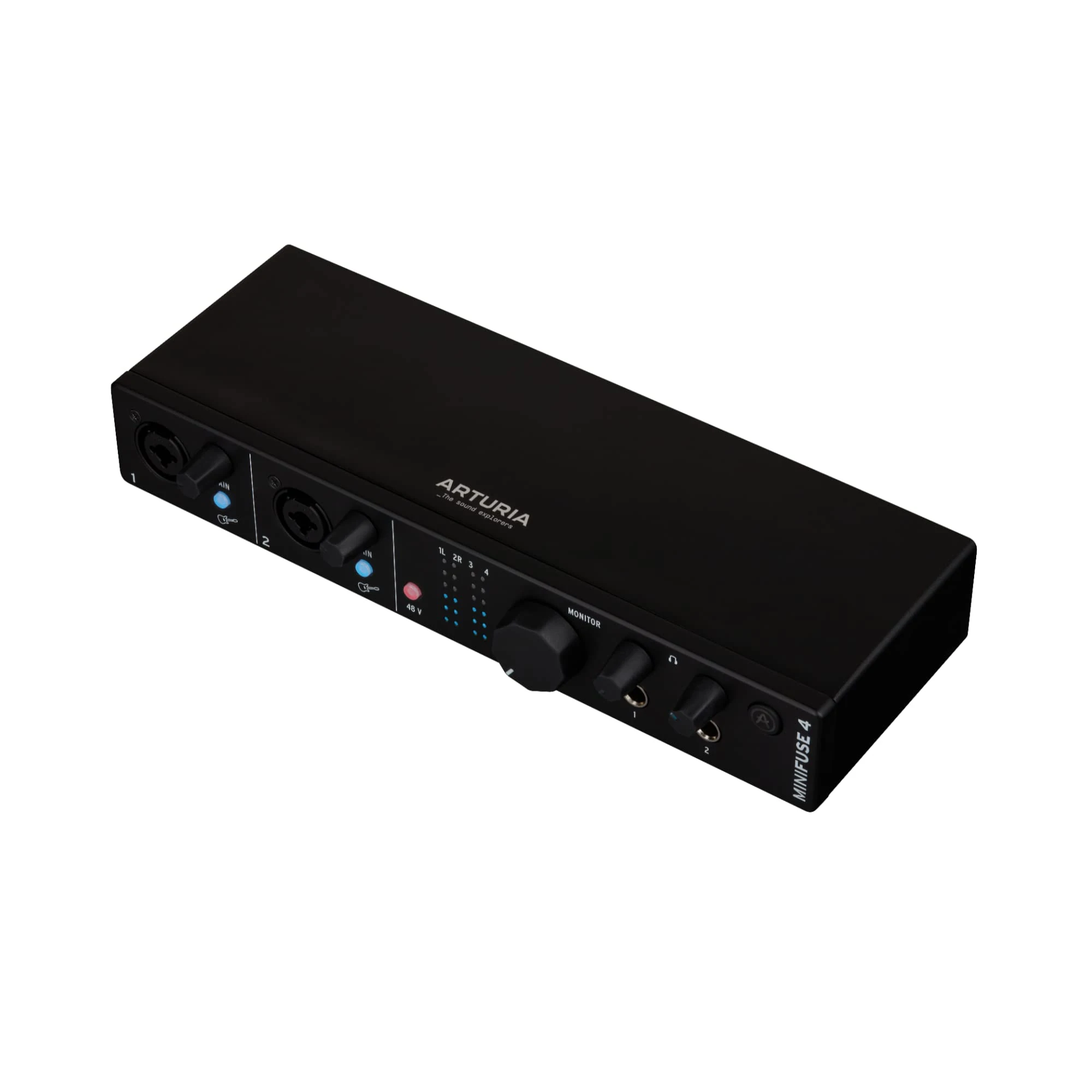 Arturia MiniFuse 4 Black USB-Audio Interface - USB Interface