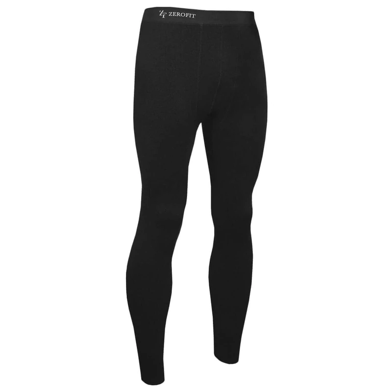 ZeroFit Ladies Heatrub Leggings Baselayer - Black - XS
