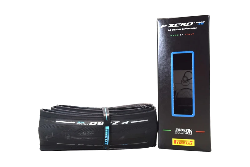 Pirelli P-Zero Race 4S Folding Road Bike Tyre, Tubeless Ready TLR, 700 x 28c, Black