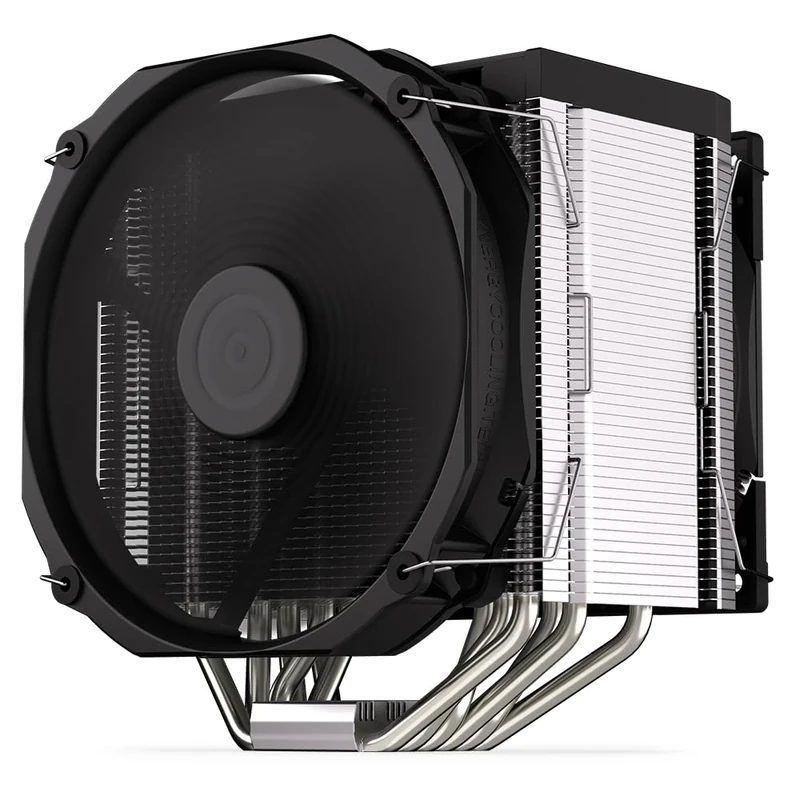 ENDORFY Fortis 5 Dual Fan, CPU cooler with 140 mm and 120 mm fans, 140 mm Fluctus fan, optional semi-passive mode, AM4 cooler, AM5 CPU cooler, AM5, AM4, LGA1700, LGA1200 - Image 1