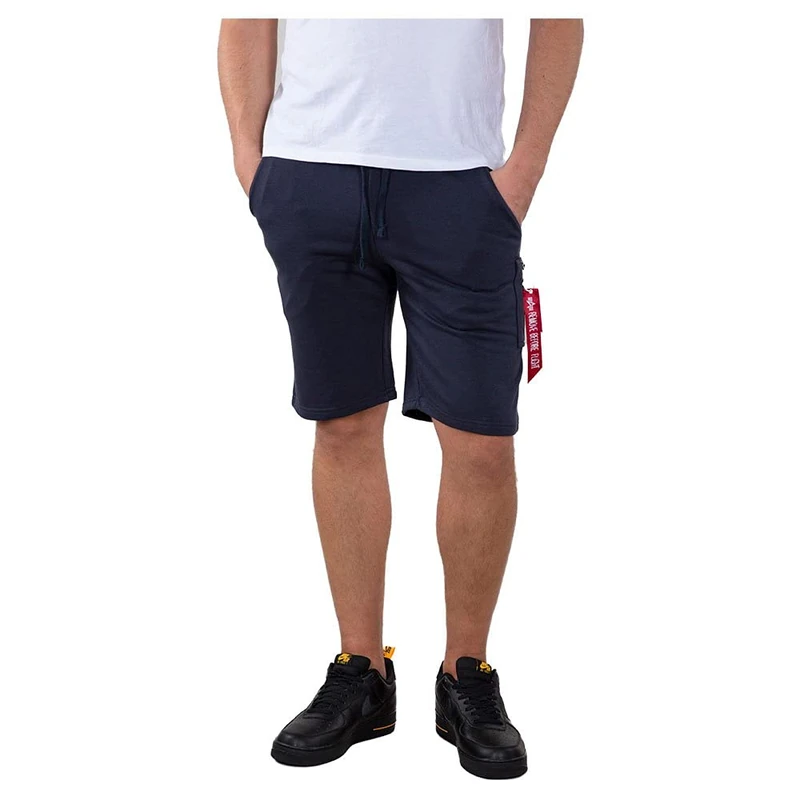 ALPHA INDUSTRIES Men's X-Fit Cargo Shorts, Blue (rep. Blue), XS