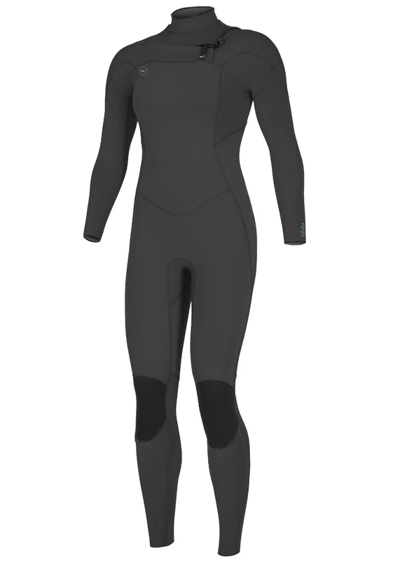 O'Neill Womens Ninja 4/3mm Chest Zip Wetsuit - Black