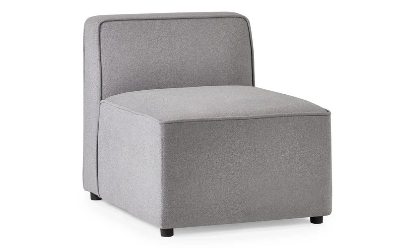 Julian Bowen Lago Combination Sofa Single Seat Section - Grey Sofas