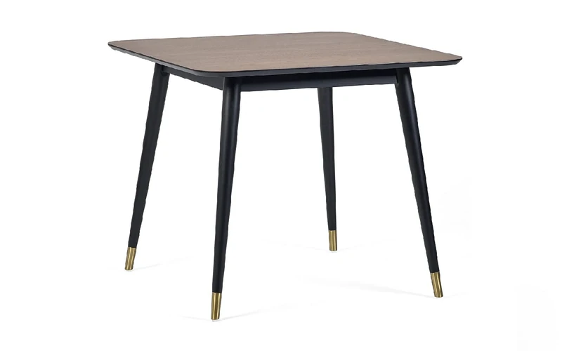 Julian Bowen Findlay Square Dining Table - Walnut & Black Tables