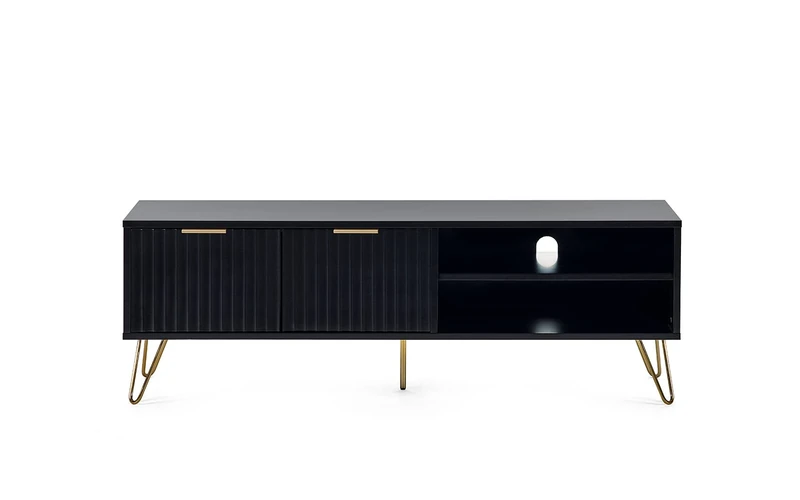 Julian Bowen Murano Tv Unit-Matt Black, One Size