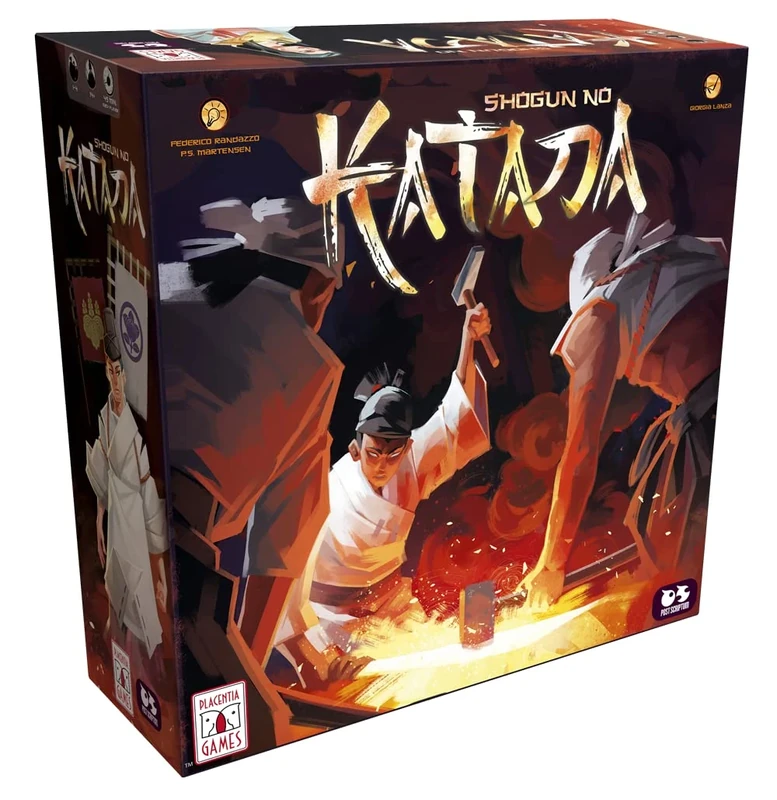 Placentia Games & Post Scriptum | Atalia | Shogun no Katana | Expert Game | From 1 to 4 Players [Ages 14+ | From 60 to 180 Minutes | Original Strategic & Mechanical