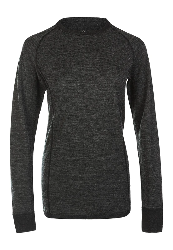 WHISTLER Women's Brandi Merino T-Shirt, 1011 Dark Grey Melange, 44 (EU)