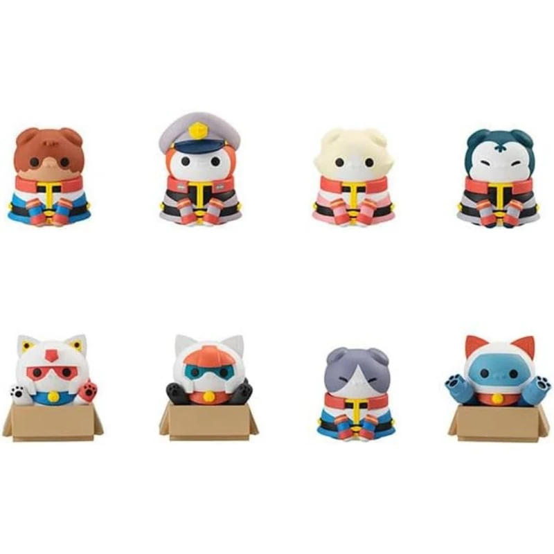 Mobile Suit Gundam Mega Cat Project Assortment Trading Figures 3cm Nyandam We are The Earth Federation Forces (8) - Image 1