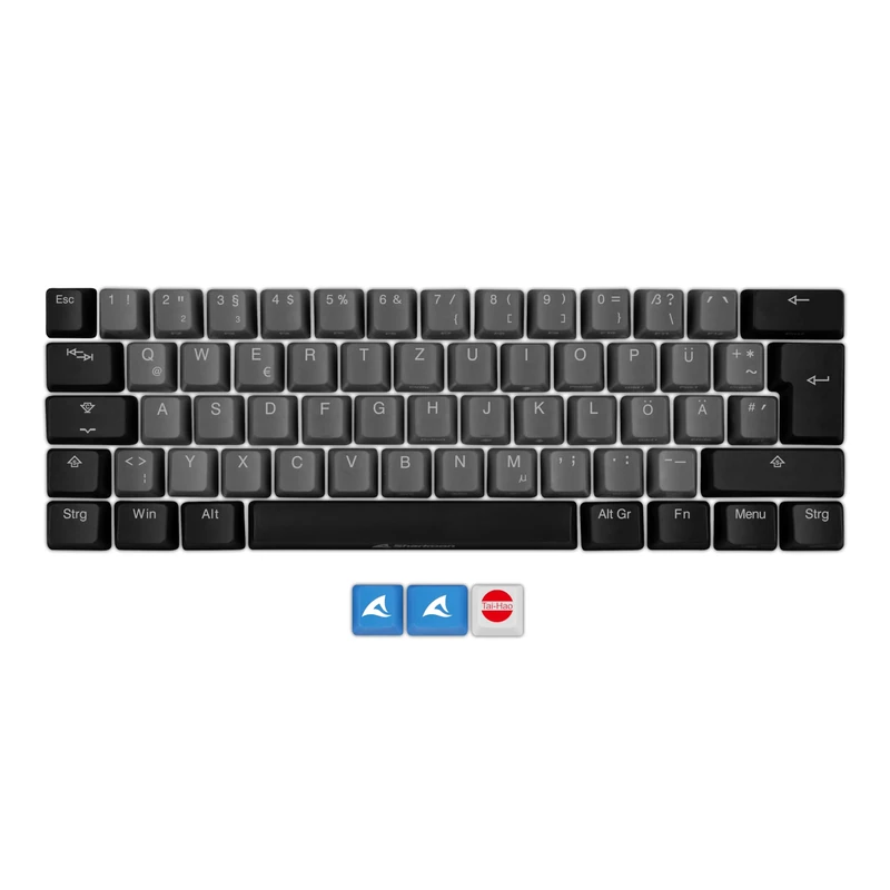 Sharkoon Skiller SAC20 S4 PBT Keycap Set ISO DE 61