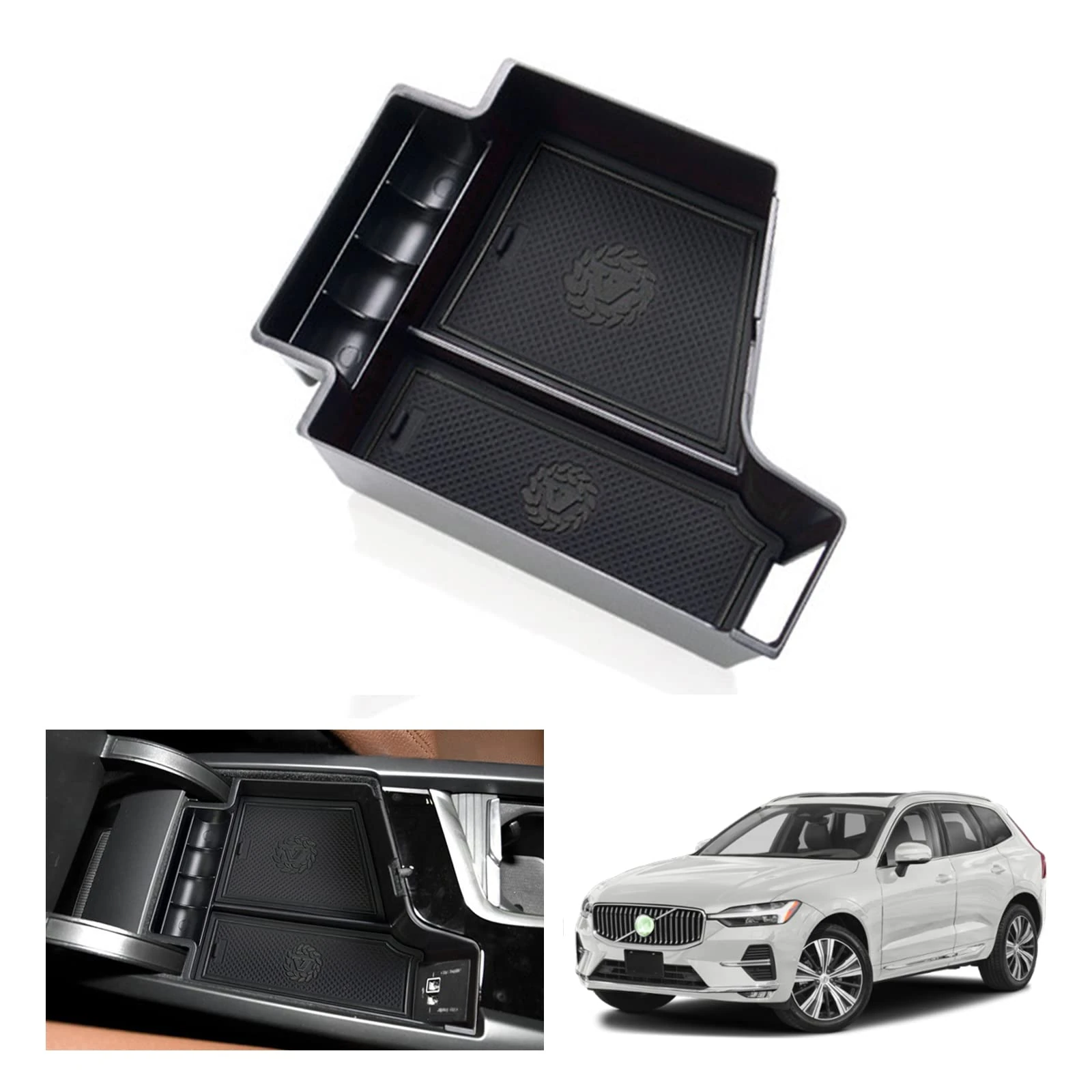 [UK RHD] GAFAT V0lvo XC60 XC90 V60 S60 V90 S90 2017-2024 2025 Centre Console Storage Box, Armrest Organiser Tray Glove Box, Compatible with Volvo XC60 Accessories